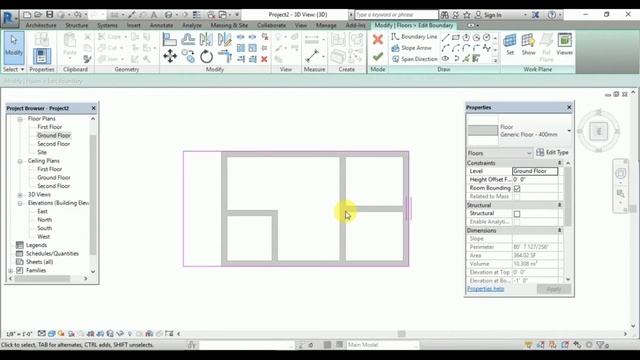 Create Floor||Revit Architecture||Class 6||Revit смотреть онлайн