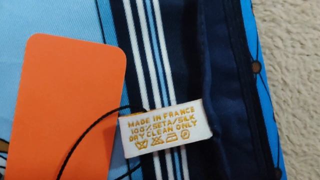 Подарили платок Hermes. Как отличить подделку от оригинала. смотреть онлайн