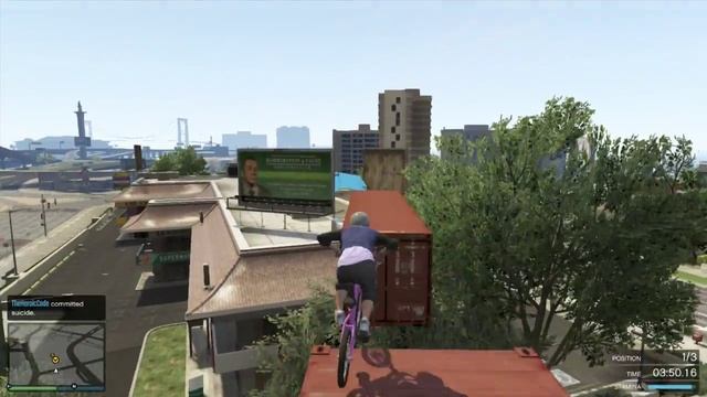 BMX-Dare Devil 2 GTA 5 race смотреть онлайн