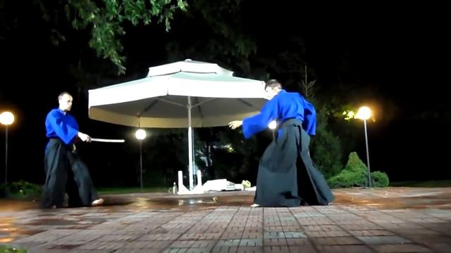 Боевое шоу на катанах, бой двух самураев смотреть онлайн