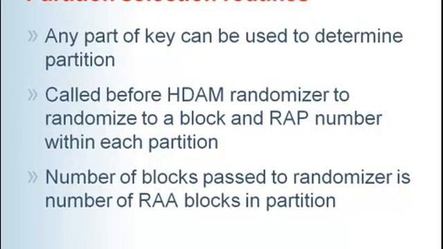 Partitioned Database Facility - Convert DBD смотреть онлайн