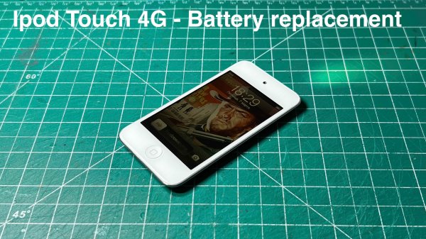 Ipod Touch 4G - замена аккумулятора