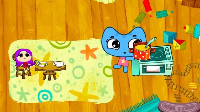 The Boo Boo Song | Видео для детей и малышей | Kit and Kate - Nursery Rhymes Russian смотреть онлайн