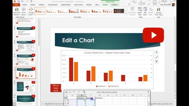 PPT- Change Chart Type смотреть онлайн