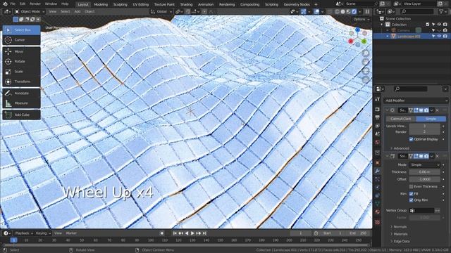 Blender Tutorial - Abstract art with Landscape add-on смотреть онлайн