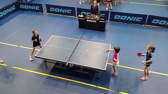 настольный теннис Чернигов 2019, чемпионат Украины U10 Коленникова/Чумарная Vs Боднар/Кривошея смотреть онлайн