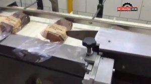 Полуавтоматическая линия нарезки и упаковки черного хлеба