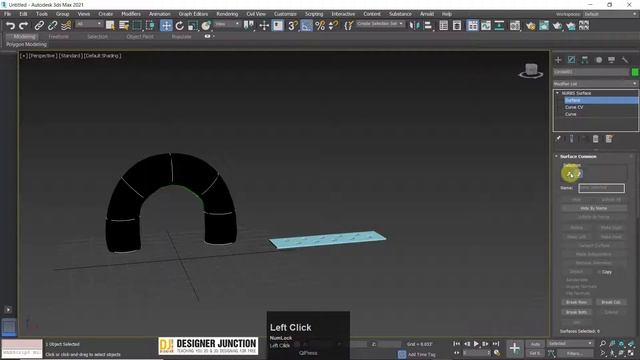 SurfDeform (WSM) Modifier in Autodesk 3ds Max || SurfDeform Modifier (World Space) in Hindi смотреть онлайн