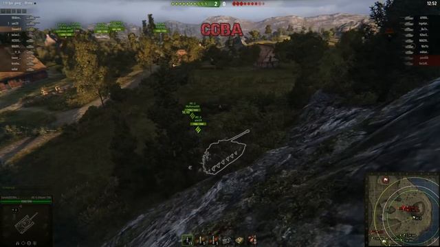 Утес ГК WoT 8 лвл - C0BA_ Vs FORK (Рождение Титанов)