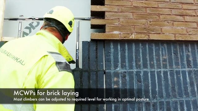 Bricklaying at a care home with mast climbers in Hyvinkää смотреть онлайн
