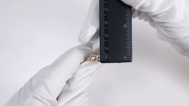 Золотое кольцо ТД Эстет с фианитом 01К118482 смотреть онлайн