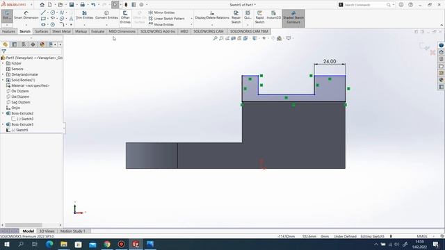 SolidWorks 2022 - Training Exercises Tutorial #3 смотреть онлайн