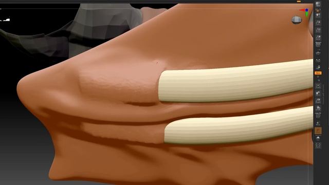 Sculpting and Texturing an Anthro Triceratops in ZBrush смотреть онлайн