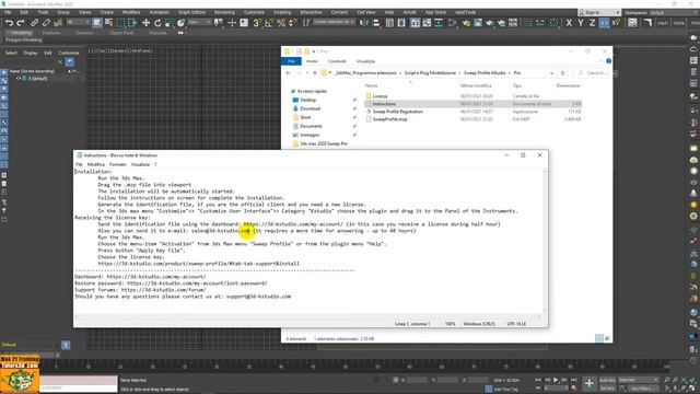 Corso 3ds max: 001 Installazione Sweep Profile Pro смотреть онлайн