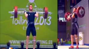 Чемпионат Европы по тяжелой атлетике среди юниоров. Мужчины -105 кг