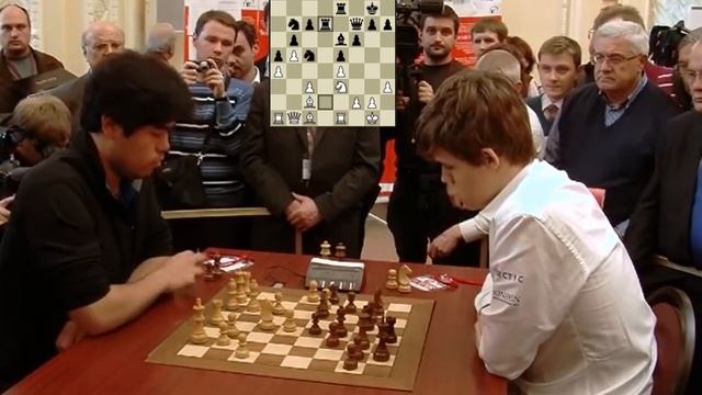 MAGNUS CARLSEN VS HIKARU NAKAMURA - BLITZ CHESS 2010