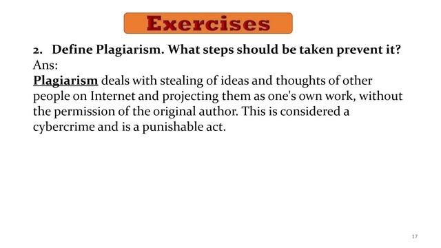 Internet and its Safety Measures | Answers Exercises Grade-7 Chapter-9 | Anju Verma смотреть онлайн