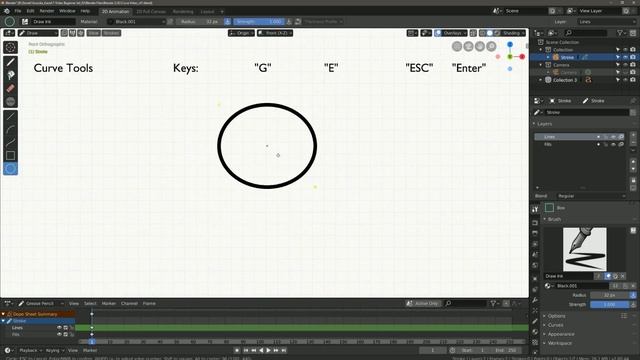 Blender 2.8 Grease Pencil | Curve Tools | Beginner Quick Tips Vol. 02 смотреть онлайн
