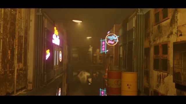 Blender night scene | Night street. смотреть онлайн
