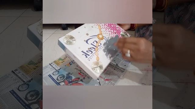 Useful DIY Of Waste Shoe Box # Cardboard Box #jewelry Box#3, 2023🙂