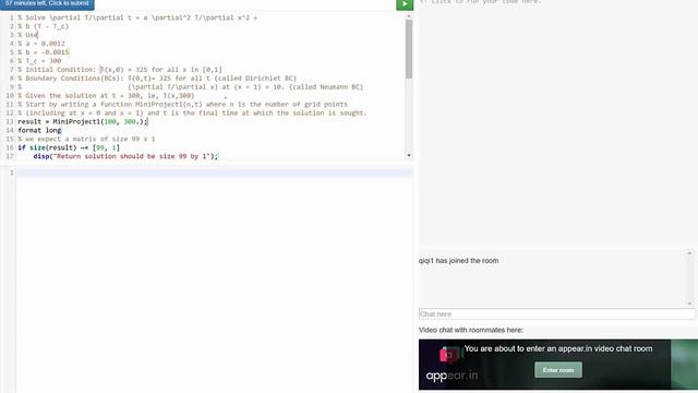 Lecture 03 Part 7: Mini Project 1, 2016 Numerical Methods for PDE смотреть онлайн