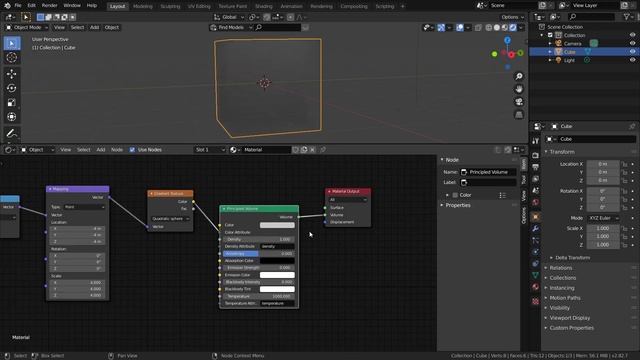 Create procedural clouds in Blender 2.82 using Eevee смотреть онлайн
