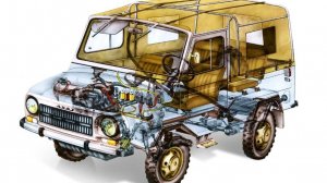 ЛуАЗ рулевое управление от ОКИ, усилитель тормозов от Ваз 2101