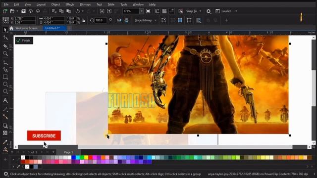 FURIOSA | Paper Tear Effect | Torn Paper Thumbnail in CorelDraw смотреть онлайн