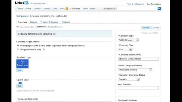 How to add an administrator for a company LinkedIn Page смотреть онлайн