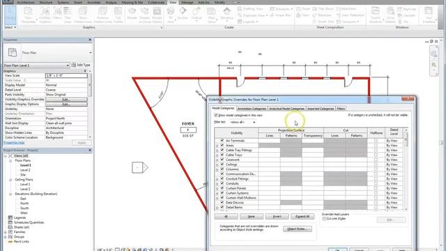Revit Lesson 08 - Visibility Graphics Interface Your Layer Manager смотреть онлайн
