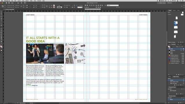 How to place an image in Adobe InDesign смотреть онлайн