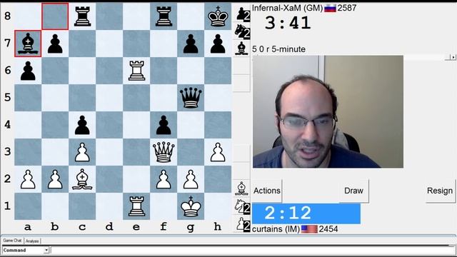 5 minute chess #528: IM Greg Shahade vs GM Ponkratov Pavel смотреть онлайн