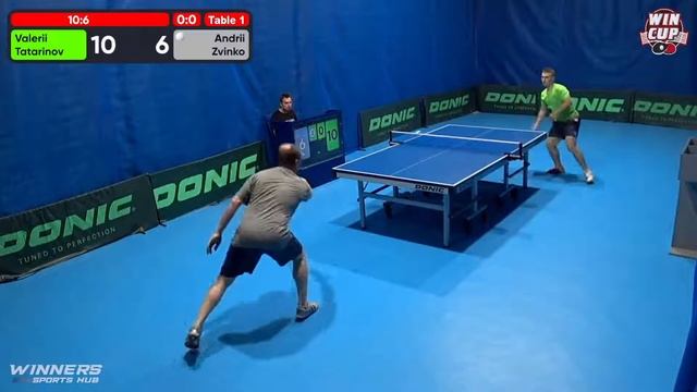 13:00 Valerii Tatarinov - Andrii Zvinko West 1 WIN CUP 18.06.2022 | TABLE TENNIS WINCUP смотреть онлайн