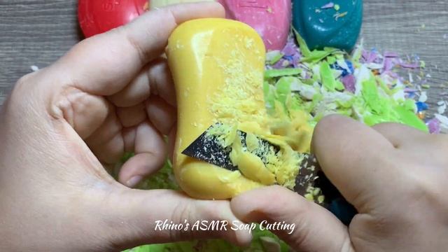 190 Cutting various soap bars | Режу разное мыло | ASMR soap | No talking смотреть онлайн