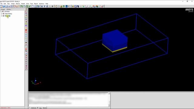 ANSYS Icepak: Importing Geometry Using Libraries смотреть онлайн