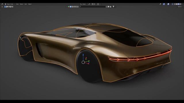 Blender Timelapse - Design model 2 смотреть онлайн