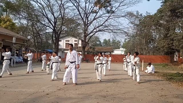 Kata Gankaku 2nd Day Training #combat #fight #karate #kumite #kata #shotokan #wado #selfdefense