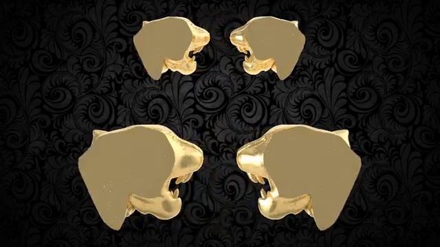 Angry Panther head jewelry rendering animation zbrush смотреть онлайн