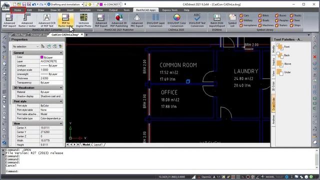 DWG to DWG Conversion with CADdirect смотреть онлайн