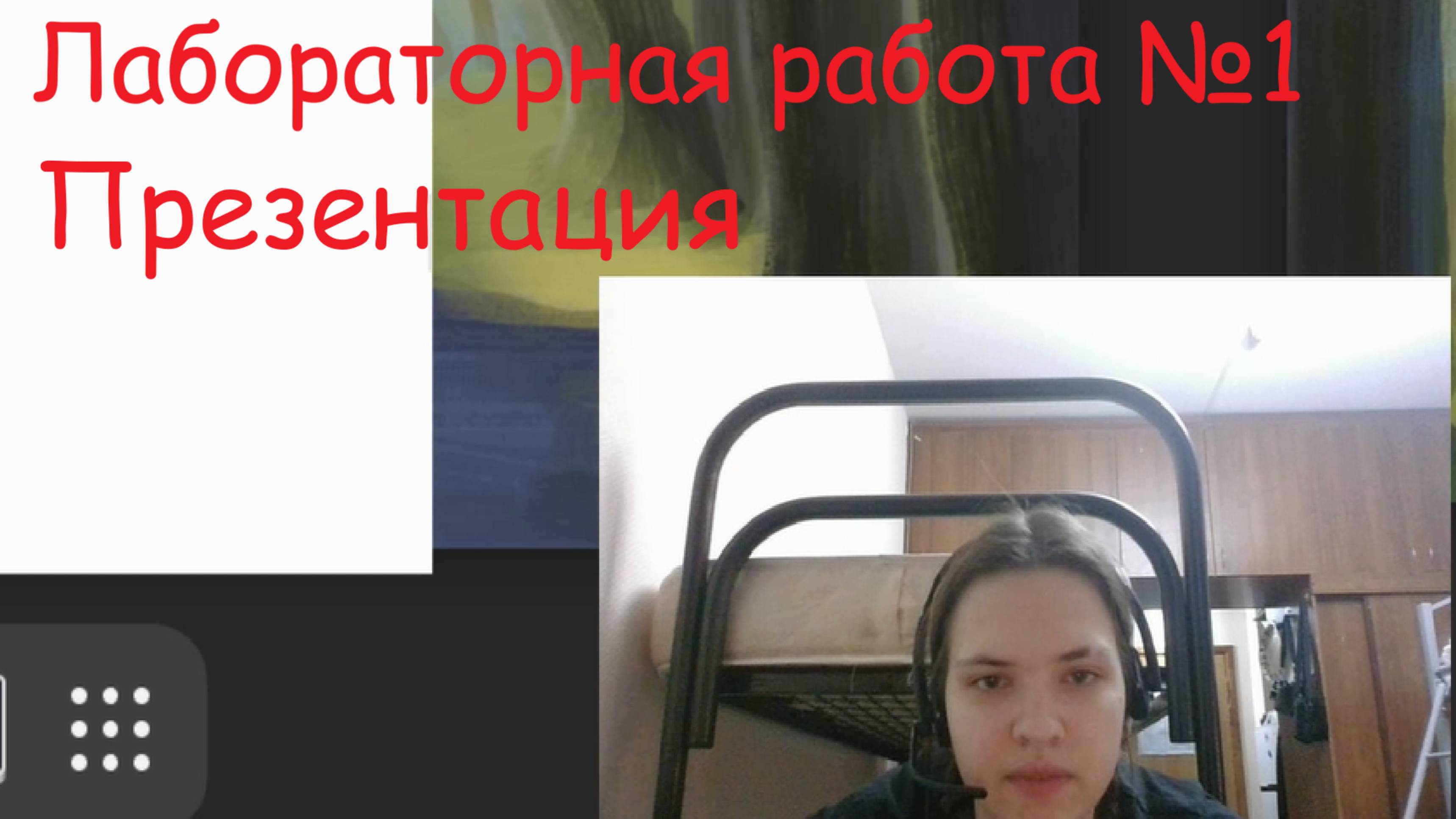 lab1_presentation смотреть онлайн