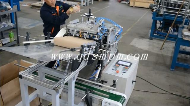 Paper tube labeling machine hot glue automatic смотреть онлайн
