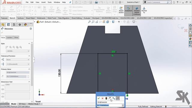 Solidworks 3D beginner tutorial*07 смотреть онлайн