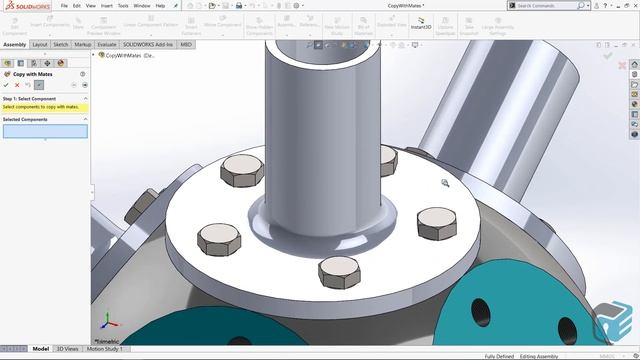 SOLIDWORKS - Copy With Mates смотреть онлайн