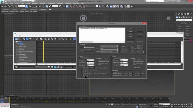 Importing Sound 3dsmax смотреть онлайн