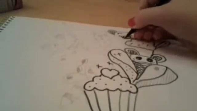 Дудлинг:монстряшки ... ♥♥♥Кристина Мазуркевич♥♥♥