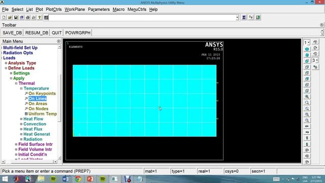 ANSYS Mechanical APDL 15.0 Heat Transfer Thermal 01 смотреть онлайн