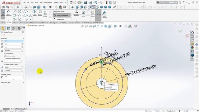 SolidWorks 2021 Tutorial for Beginners #53 | Pedestal Base in SolidWorks-آموزش سالیدورکس смотреть онлайн