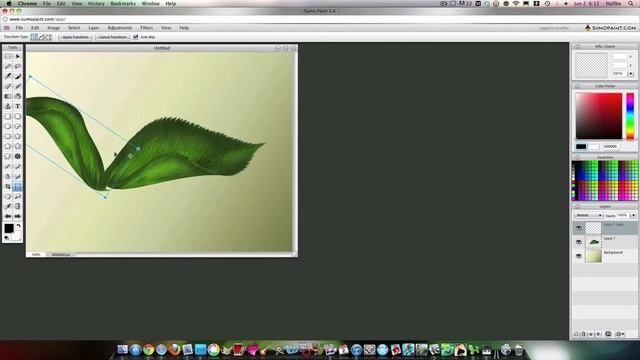 Sumo paint leaf warping and shading смотреть онлайн