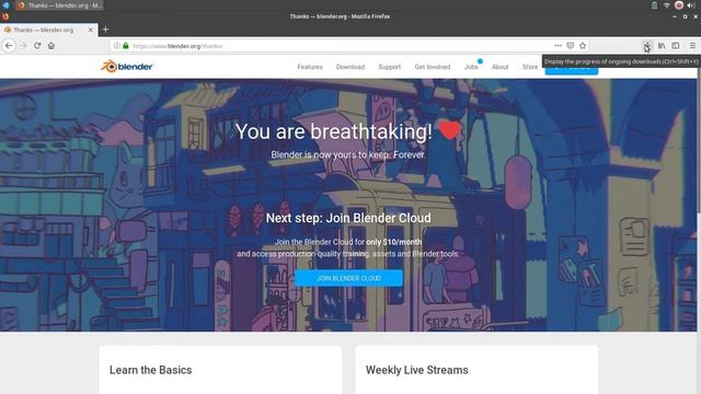VIS REFERENCE 01 - Downloading And Installing Blender 2.82a For Windows (with Narration)