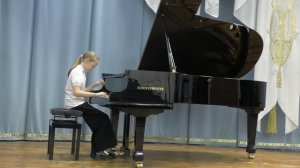 Малышева Варвара, ДМШ №20 г.Осинники, 1. К.Черни - Этюд соч.299 №4, 2. Д.Кабалевский - Шуточка